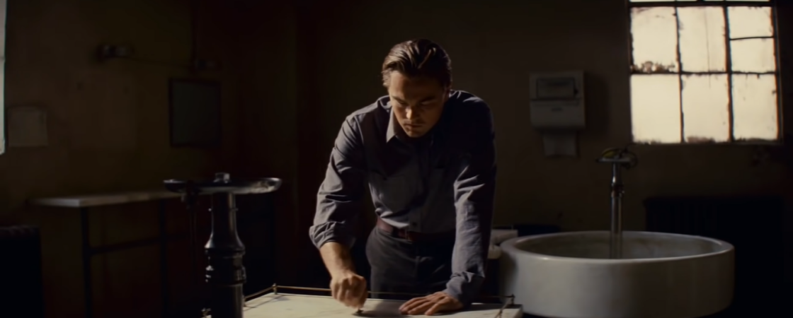 Leonardo DiCaprio jako Cobb w filmie "Incepcja"